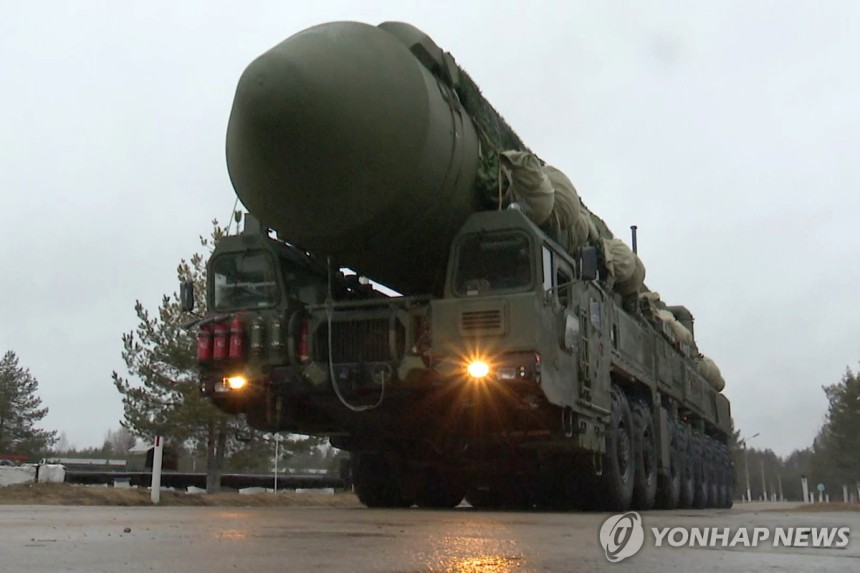 러시아 RS-24 야르스 ICBM 발사대
[타스 연합뉴스 자료사진. 재판매 및 DB 금지]