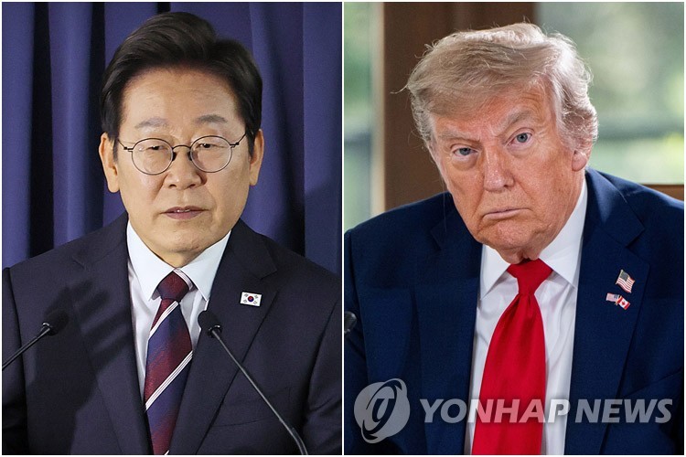 이재명 대통령(왼쪽)-트럼프 미국 대통령
[EPA=연합뉴스·연합뉴스 자료사진. 재판매 및 DB 금지]