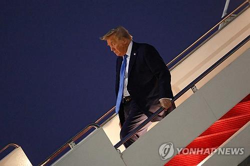 캐나다 G7 참석후 귀국한 트럼프 미 대통령
[워싱턴 로이터=연합뉴스 재판매 및 DB금지]