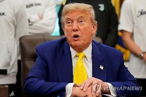 도널드 트럼프 미국 대통령
[로이터 연합뉴스 자료사진. 재판매 및 DB 금지]