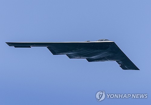미 공군에서 운용 중인 B-2 스텔스 폭격기
[EPA 연합뉴스 자료사진. 재판매 및 DB 금지]