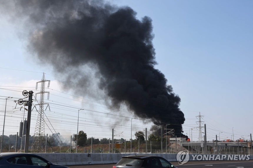 지난 17일 이스라엘 텔아비브 인근 모습
[AFP 연합뉴스 자료사진. 재판매 및 DB 금지]