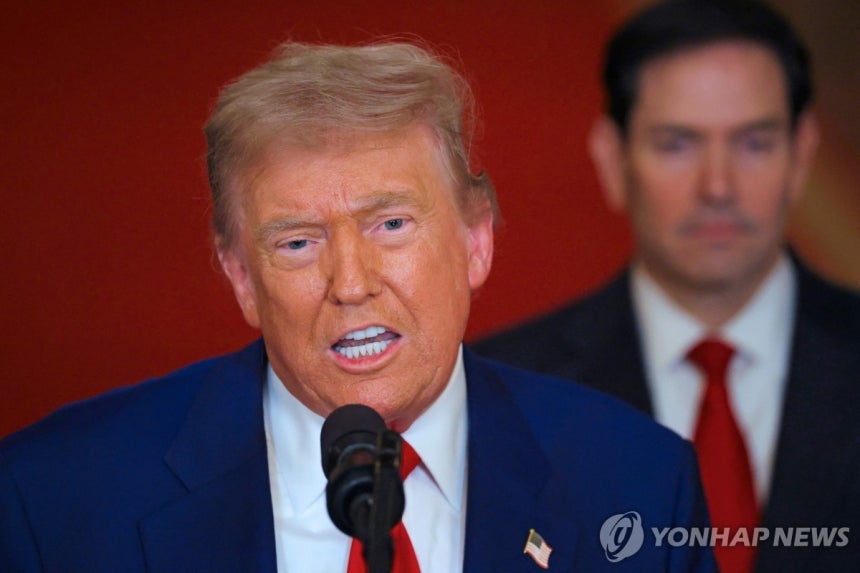 이란 공습 발표하는 트럼프 대통령
[AFP 연합뉴스 자료사진. 재판매 및 DB 금지]