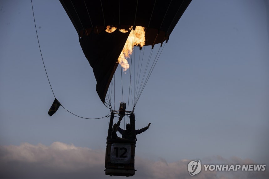 브라질 열기구(기사와 직접적인 관계 없음)
[EPA 연합뉴스 자료사진. 재판매 및 DB 금지]