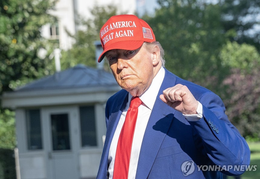 도널드 트럼프 미국 대통령
[워싱턴 EPA=연합뉴스. 재판매 및 DB 금지]