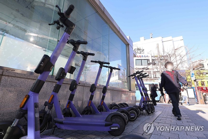 전동 킥보드
※ 위 사진은 기사 내용과 직접적인 관련이 없습니다.[연합뉴스 자료사진]