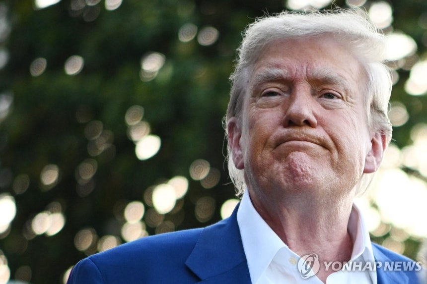 도널드 트럼프 미국 대통령
[AFP=연합뉴스]