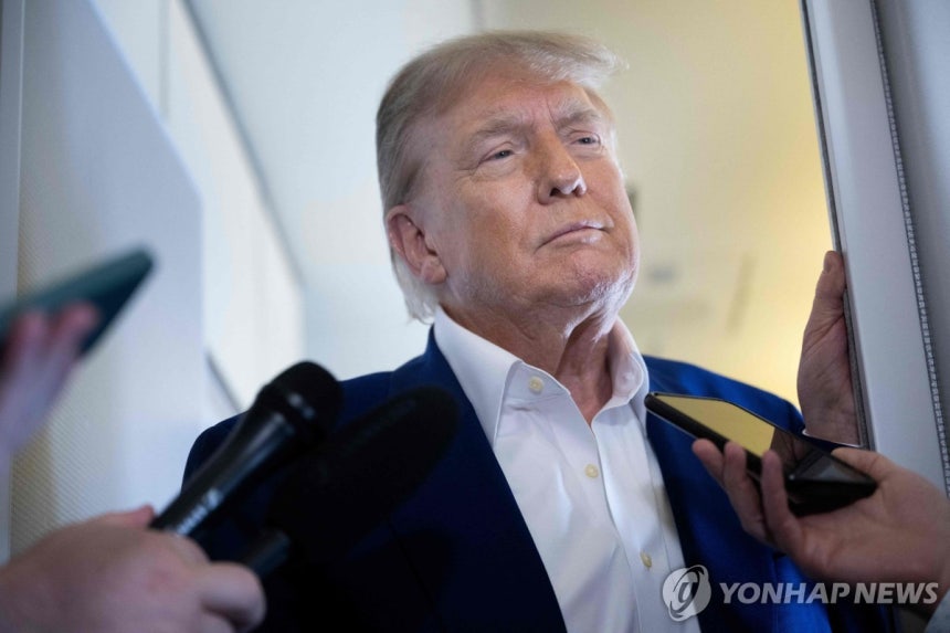 도널드 트럼프 미국 대통령
연합뉴스 자료사진