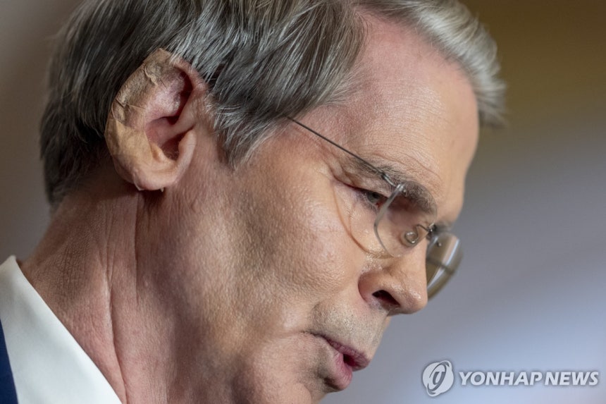 베선트 미국 재무부 장관
[AP 연합뉴스 자료사진. 재판매 및 DB 금지]