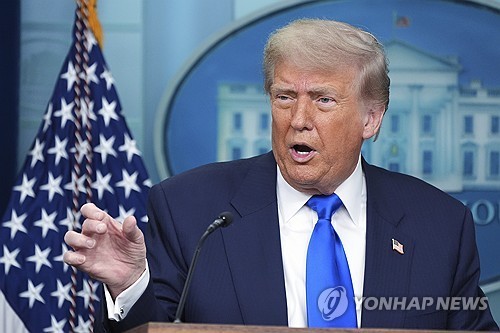도널드 트럼프 미국 대통령
[워싱턴 AP=연합뉴스. 재판매 및 DB 금지]