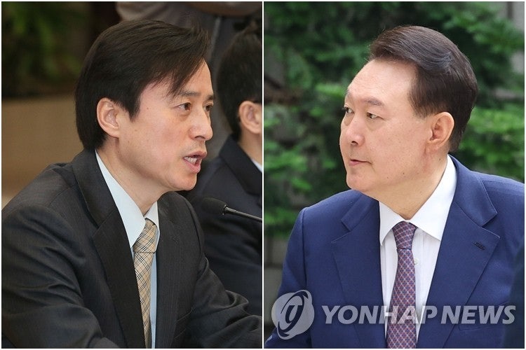 특수통 대 특수통…출석한 尹, 조 <b>특검</b>과 '강 대 강' 수싸움
