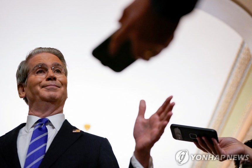 베선트 미국 재무부 장관
[로이터 연합뉴스 자료사진. 재판매 및 DB 금지]