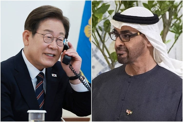 李<b>대통령</b>, UAE <b>대통령</b>과 통화…"AI·방산·원전 <b>협력 강화</b>"