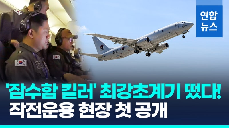 [영상] '잠수함 킬러' 최강초계기 떴다!…해군, <b>P-8A</b> 첫 작전<b>운용</b>