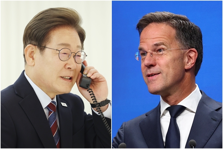 이재명 대통령(왼쪽)-마르크 뤼터 나토 사무총장
[로이터=연합뉴스·연합뉴스 자료사진. 재판매 및 DB 금지]