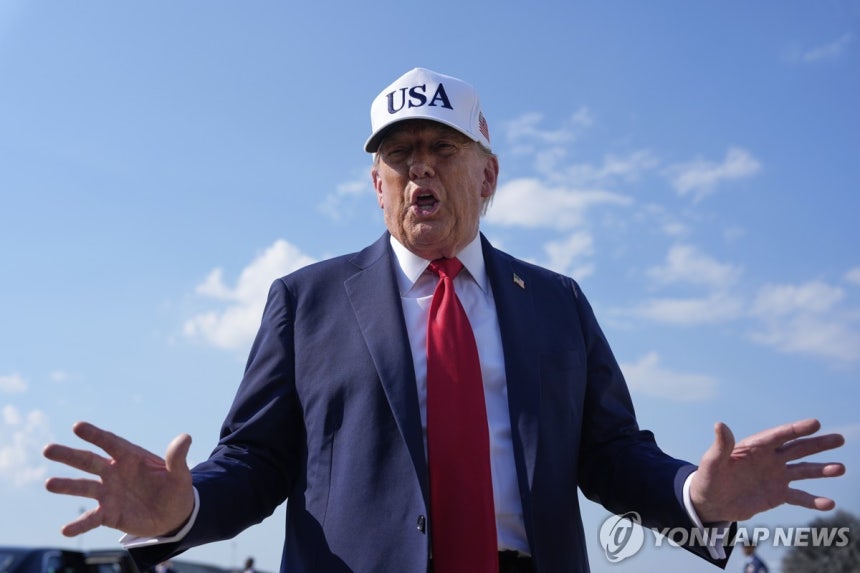트럼프 미 대통령
[AP=연합뉴스 재판매 및 DB금지]
