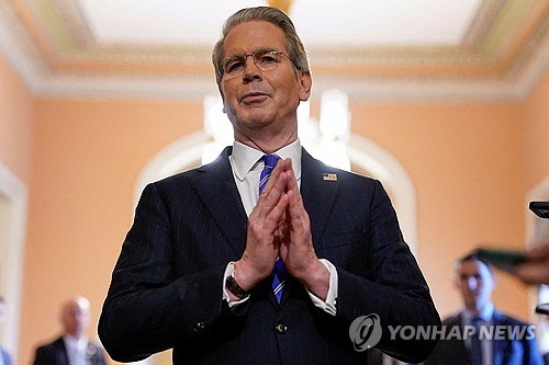 스콧 베선트 미국 재무장관
[로이터 연합뉴스 자료사진. 재판매 및 DB 금지]
