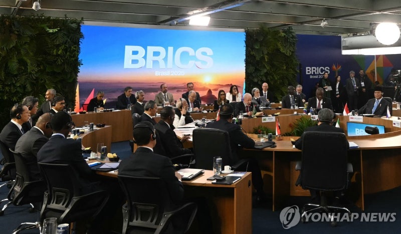 '중러 정상 불참' <b>브릭스 정상회의</b>, 美의 이란 타격·관세 규탄(종합)