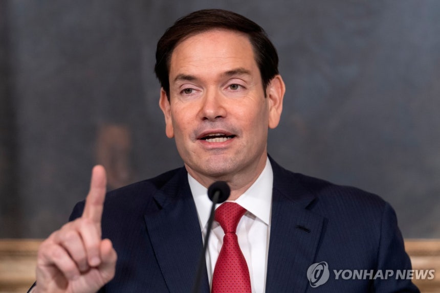 마코 루비오 미국 국무장관
[AP 연합뉴스 자료사진. 재판매 및 DB 금지]