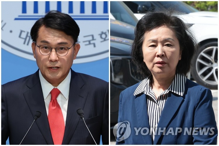 윤상현 의원(왼쪽)-김영선 전 의원
[연합뉴스 자료사진]