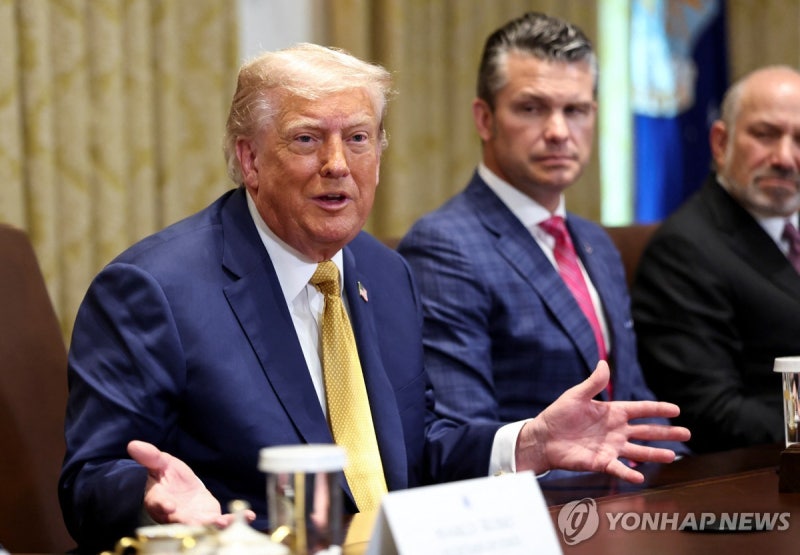 트럼프 "<b>한국</b>, 자국 <b>방위비</b> 부담해야…美에 너무 적게 지불"(종합2보)