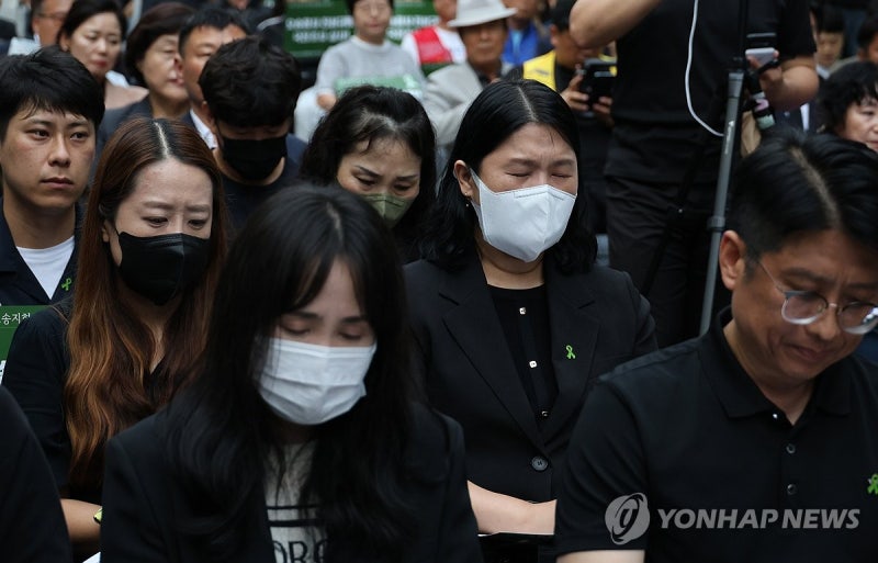 "진정한 애도는 <b>진상규명</b>·책임자 처벌"…<b>오송</b><b>참사</b> 2주기 추모제