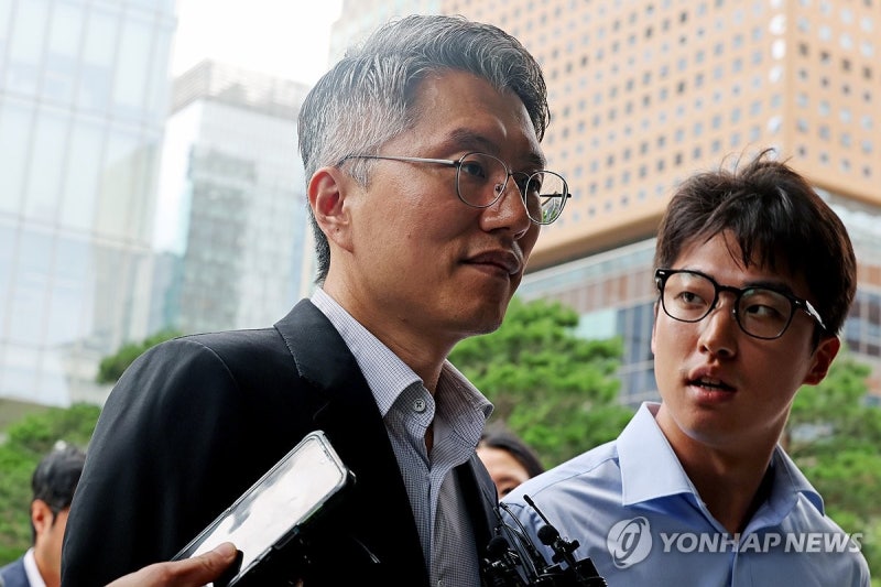 <b>김건희 특검</b> 출석하는 <b>류긍선</b> 대표