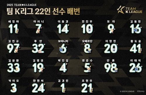 뉴캐슬과 맞설 <b>팀K리그</b> 22명 확정…세징야·김영권 등 추가발탁