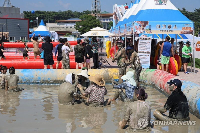 폭염도 잊은 <b>보령머드축제</b>