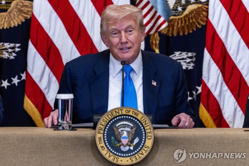 도널드 트럼프 미국 대통령<br />
[EPA 연합뉴스 자료사진. 재판매 및 DB 금지]