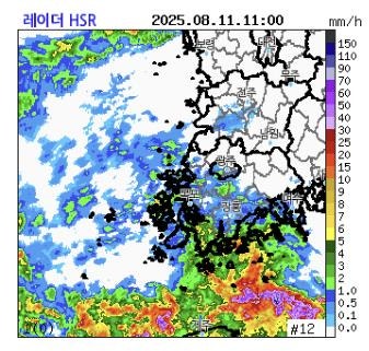 완도 61.5… <b>광주</b>·<b>전남</b> 13일까지 비