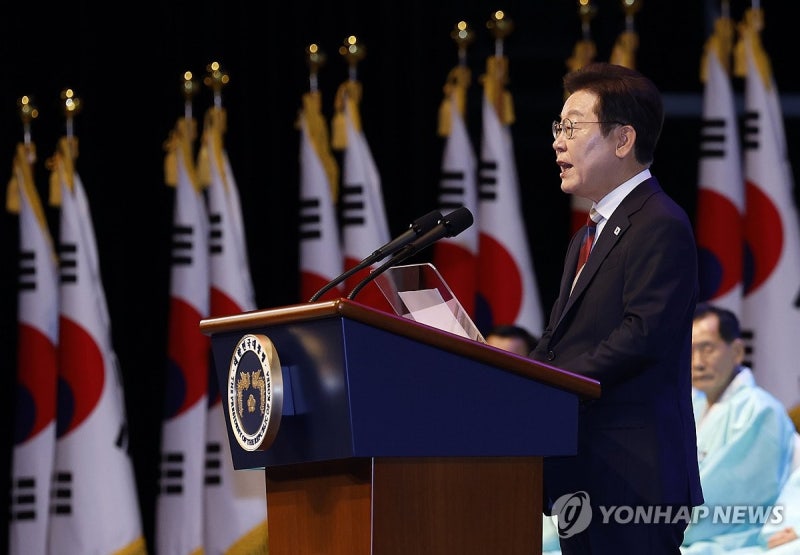[전문] <b>이재명</b> 대통령 제80주년 <b>광복절</b> 경축사
