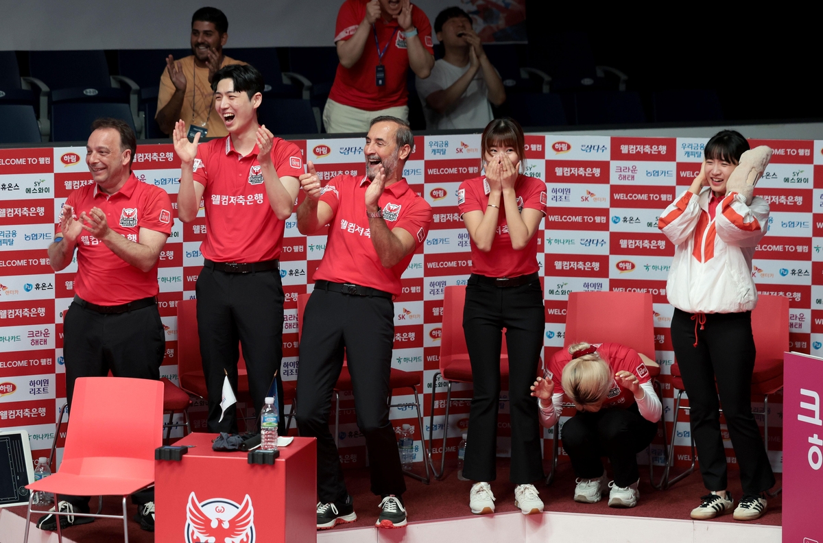 PBA 팀리그 <b>하나카드</b>·웰컴·<b>크라운</b>해태, 나란히 3승 '각축전'