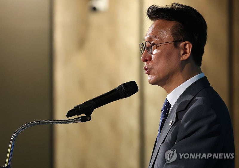 <b>탄소중립 글로벌</b> 협력 <b>콘퍼런스</b>, 개회사하는 김민석 총리