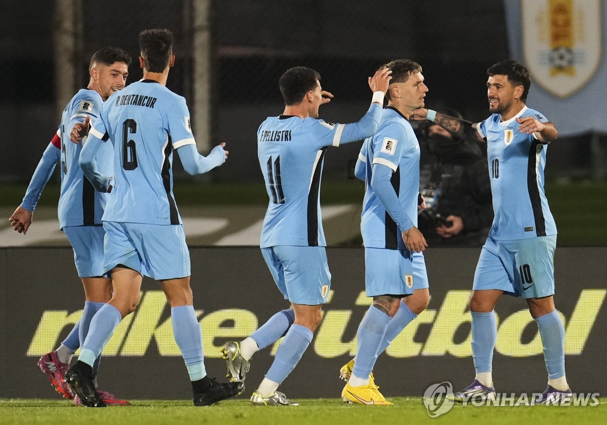 <b>우루과이</b>·콜롬비아·파라과이, 북중미 <b>월드컵</b> 본선 <b>진출</b> 확정
