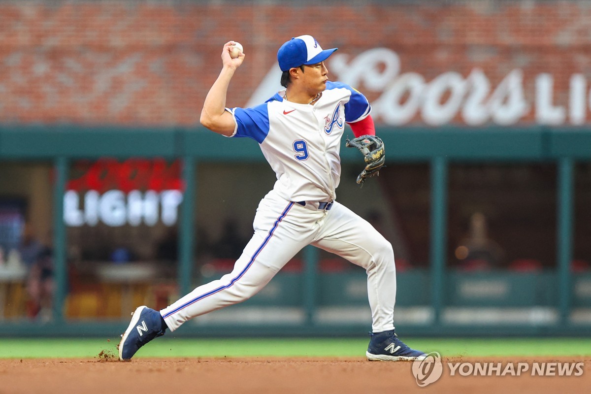<b>김하성</b>, 애틀랜타 이적 후 '<b>홈경기</b> 첫 안타'…4타수 2안타 활약