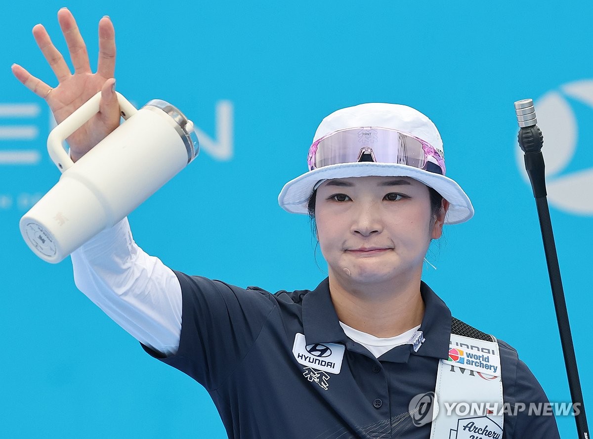 <b>강채영</b>, 광주 <b>세계양궁</b> 여자 개인전 <b>금메달</b>…안산 동메달