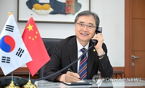 中관영매체, 韓외교<b>장관 방중</b>에 "APEC서 보호주의 반대하자"