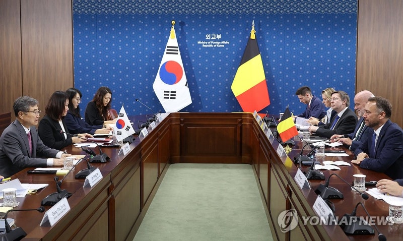 한-<b>벨기에 외교장관 회담</b>