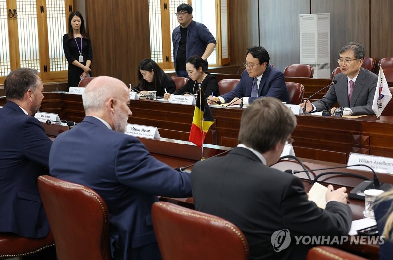 한-<b>벨기에 외교장관 회담</b>