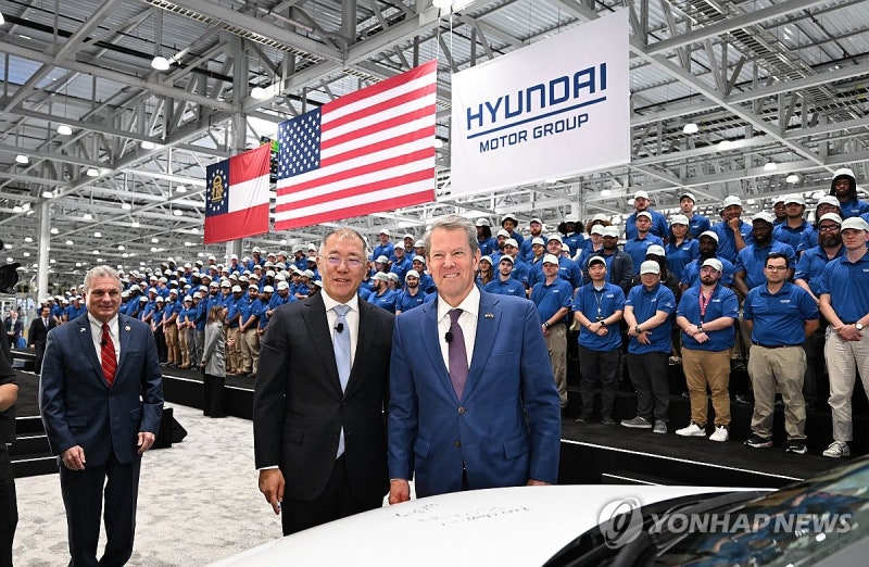 "'구금사태' 美<b>조지아 주지사</b>, 방한 추진…현대車에 <b>면담</b>타진"