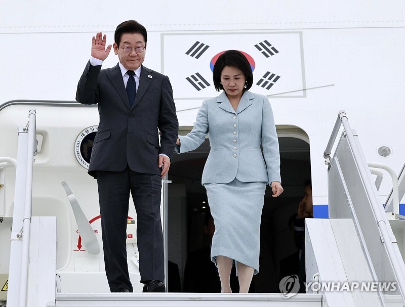 李<b>대통령</b>, <b>미국</b> 뉴욕 도착…내일 유엔총회 기조연설