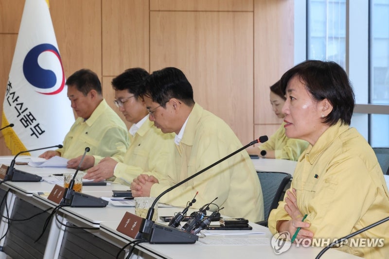 <b>송미령 장관</b>, 국정자원 <b>화재</b> 관련 농식품부 점검회의 주재