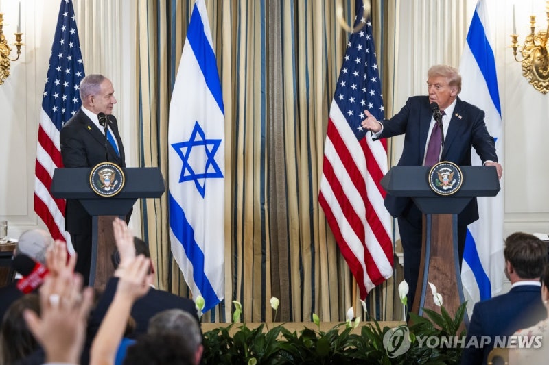 <b>트럼프</b>, <b>가자</b> '<b>평화안</b>' 제시…사흘내 종전 또는 궤멸전 최후통첩