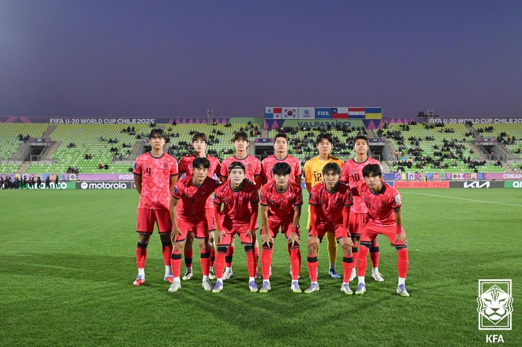 한국, 10명 싸운 <b>파라과이</b>와 0-0…U-20 월드컵 2경기 1무 1패