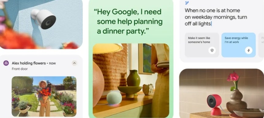 구글의 새로운 스마트홈 기기 
[구글 홈페이지 캡처]