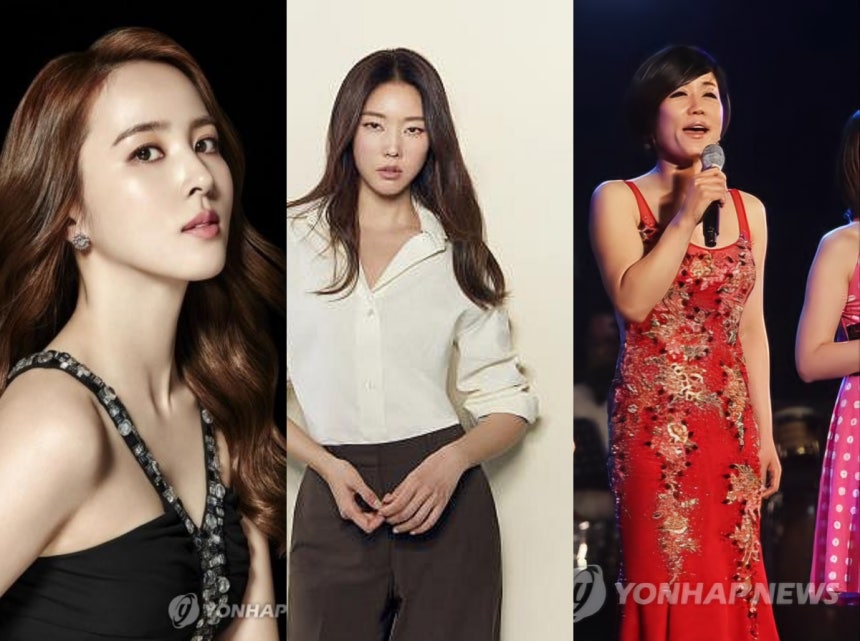(왼쪽부터) 배우 한혜진, 모델 출신 방송인 한혜진, 배우 출신 가수 한혜진 [연합뉴스 자료사진]