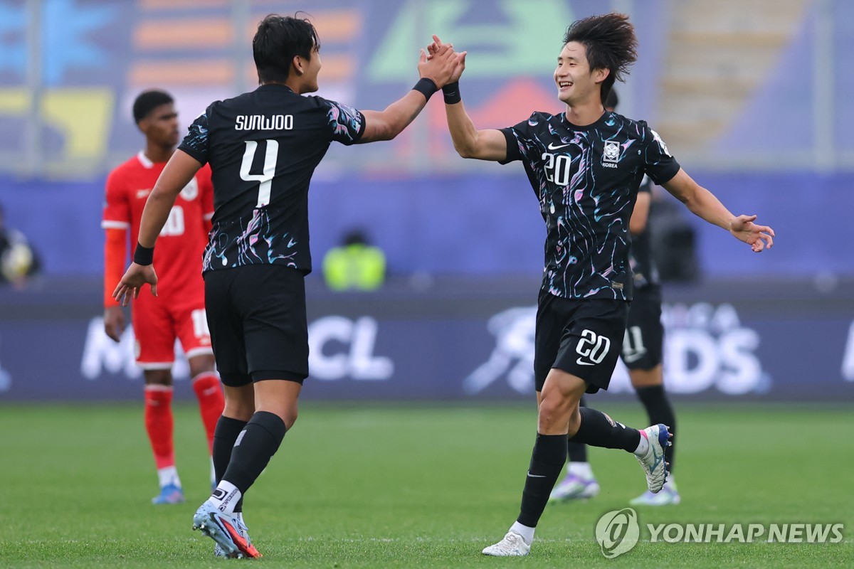 '신민하 결승골' 한국, 파나마에 2-1 승리…<b>U-20 월드컵</b> 조 3위