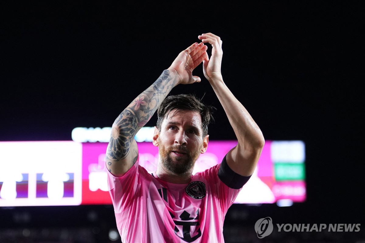 A매치 기간에 MLS 출전한 <b>메시</b>…애틀랜타전 멀티골로 <b>득점 선두</b>