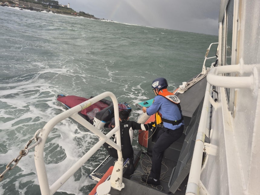 구조 현장
[울산해양경찰서 제공. 재판매 및 DB 금지]